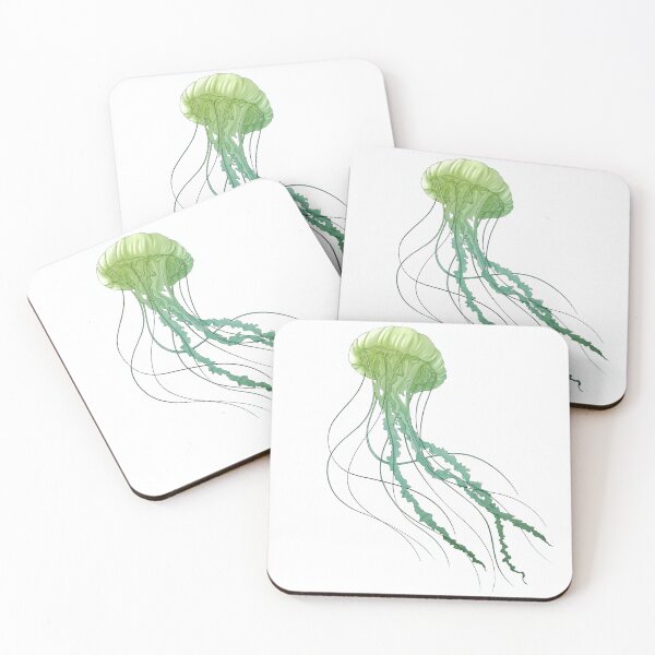 Item preview, Green Jellyfish designed and sold by Merdeas.