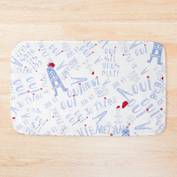 Item preview, Eiffel Tower Red Beret French graffiti pattern designed and sold by monpetitbijou.