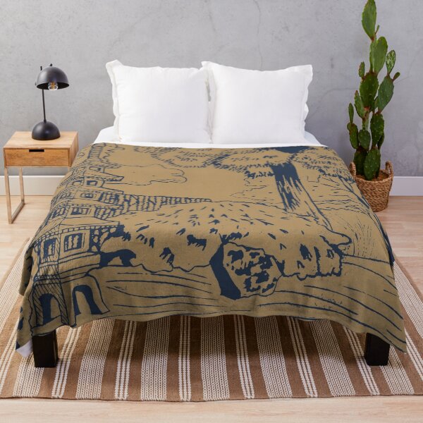 Item preview, Japanese Garden with Pagoda Linocut Print - Dusk + Fawn designed and sold by Irene Estelle.