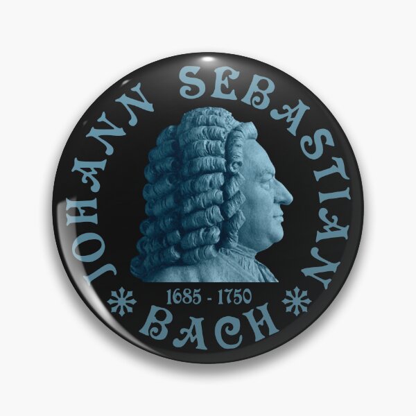 Item preview, Johann Sebastian Bach - 04 - Vintage Design - Blue - RB designed and sold by GrandArtists.