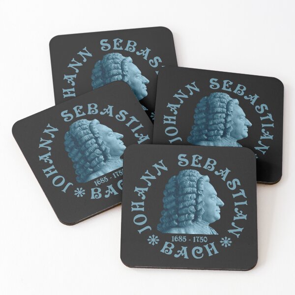 Item preview, Johann Sebastian Bach - 04 - Vintage Design - Blue - RB designed and sold by GrandArtists.
