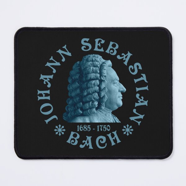 Item preview, Johann Sebastian Bach - 04 - Vintage Design - Blue - RB designed and sold by GrandArtists.