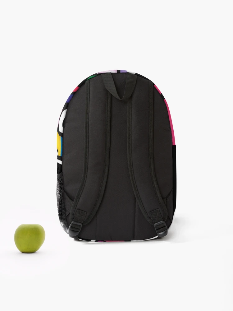 Thumbnail 2 of 3, Backpack, SUCCESSFUL COLORS : RADAR Collection Abstract designed and sold by Zen Candy 3000 Travis Nicholas Zariwny.