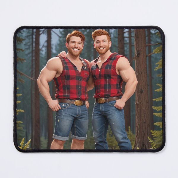Item preview, BrawnyAi Lumberlandia's 3D Lumberjack Ginger Couple designed and sold by BrawnyAi.