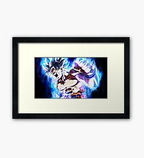 Goku Mastered Ultra Instinct Framed Print