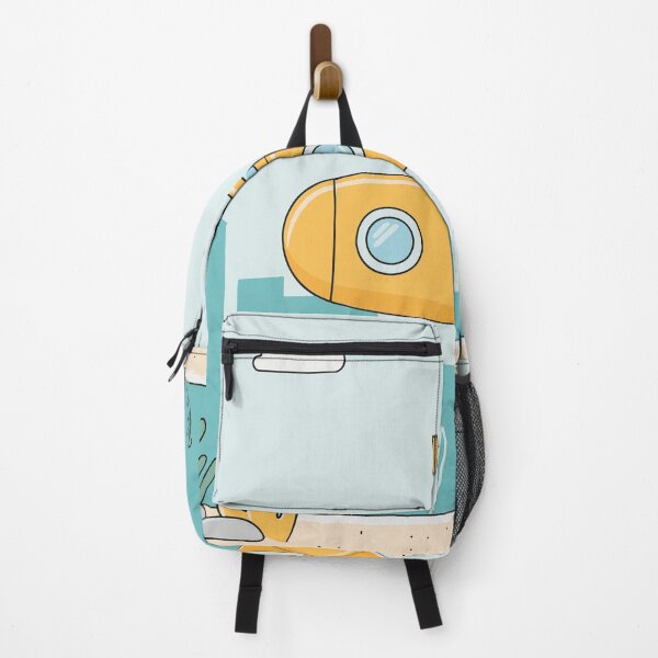 Item preview, Submarine with an underwater city doodle illustration designed and sold by rasagamastore.
