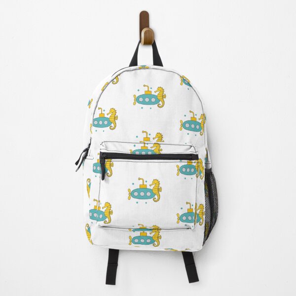 Item preview, Submarine with a seahorse doodle illustration designed and sold by rasagamastore.