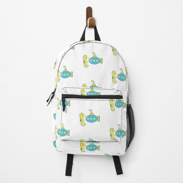 Item preview, Submarine with a seahorse doodle illustration designed and sold by rasagamastore.
