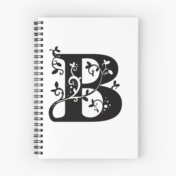 Item preview, Black Capital Letter B With Vines designed and sold by Victoria Lehnard.