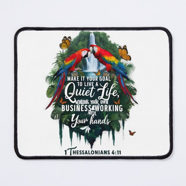 Item preview, Live a Quiet Life designed and sold by LAdigitals.