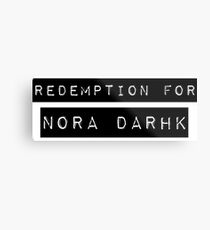 Redemption For Nora Darhk block Metal Print