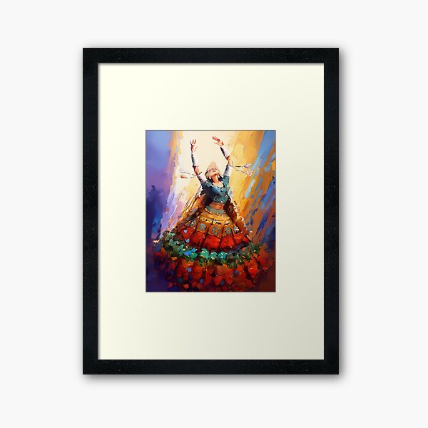 Vista previa del artículo con la obra «Ghoomar», diseñado y vendido por fotofeast.