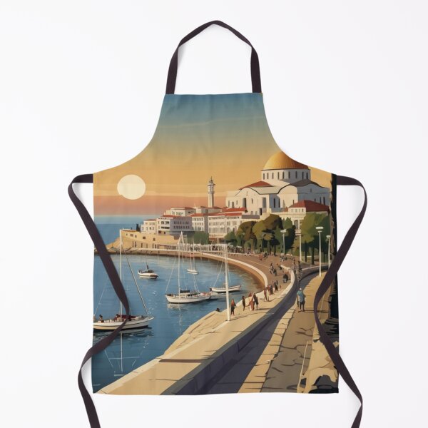 Item preview, 042 Vintage Thessaloniki, Greece Poster Design designed and sold by Alexis Art Collection.