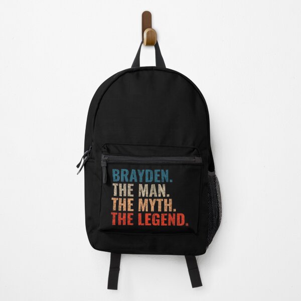 Item preview, Brayden The Man The Myth The Legend Brayden Name Retro 70s distress designed and sold by Teelogic.