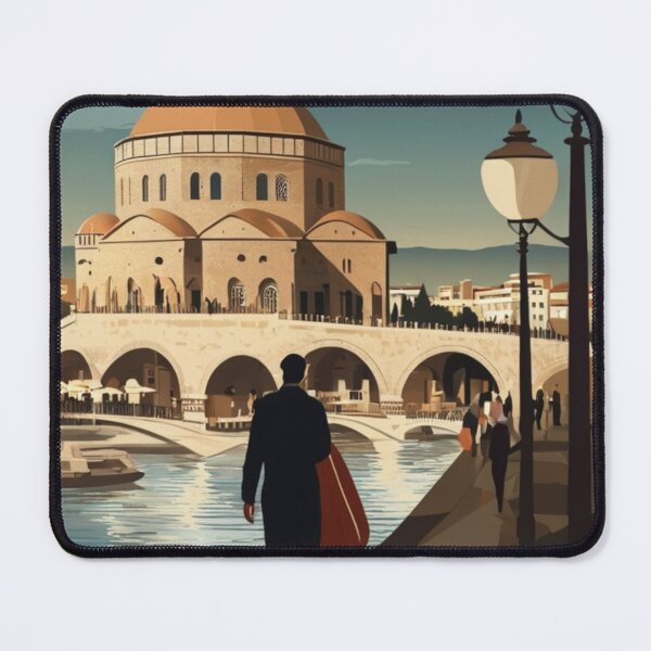 Item preview, 043 Vintage Thessaloniki, Greece Poster Design designed and sold by Alexis Art Collection.