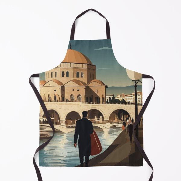 Item preview, 043 Vintage Thessaloniki, Greece Poster Design designed and sold by Alexis Art Collection.