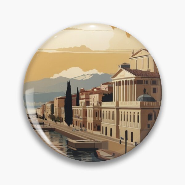 Item preview, 044 Vintage Thessaloniki, Greece Poster Design designed and sold by Alexis Art Collection.