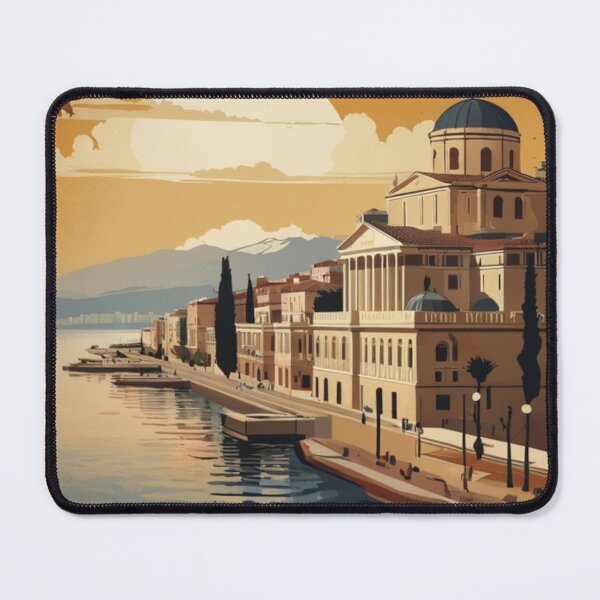 Item preview, 044 Vintage Thessaloniki, Greece Poster Design designed and sold by Alexis Art Collection.