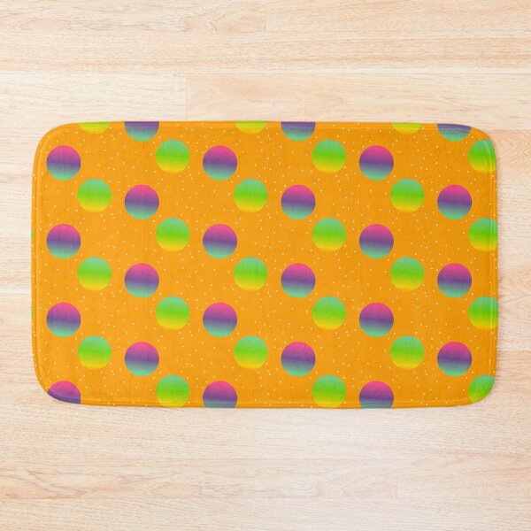 Item preview, Deep orange blue green circle dot pattern designed and sold by lausn.