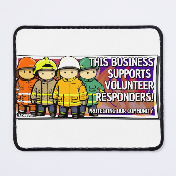 Item preview, This Business Supports Volunteer Responders! designed and sold by Flashover.
