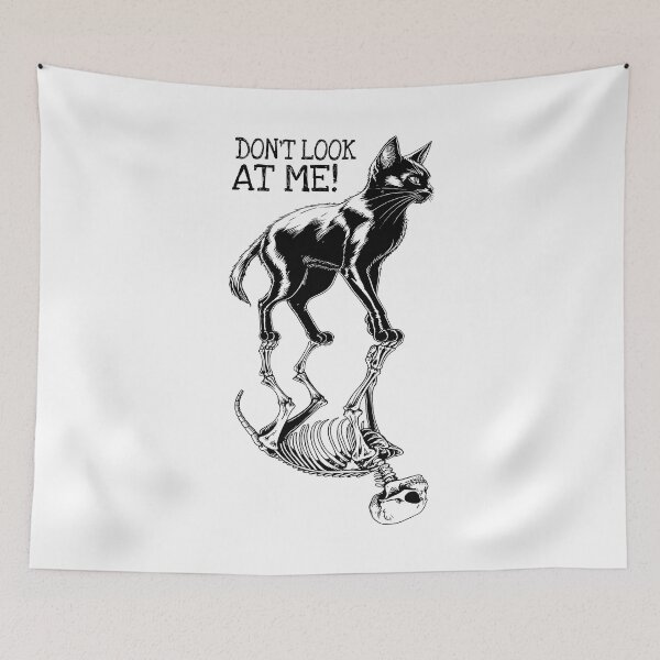 Item preview, Schrodingers Cat Skeleton Funny Quantum Physics Science designed and sold by GrandeDuc.