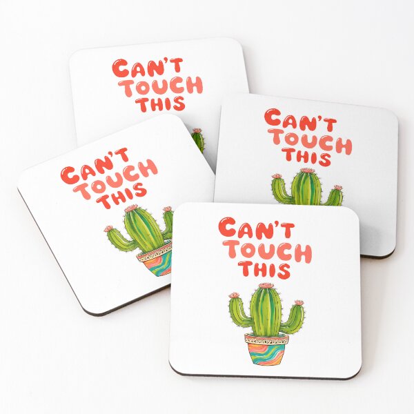 Item preview, 'Can't Touch This' Funny Cactus Plant Lovers Gardening Design, Gift Idea designed and sold by RootedAvenueCo.
