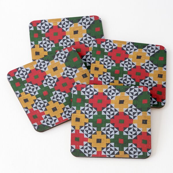 Item preview, Sindhi Rilli Design - Ralli - Relhi Art From Sindh. Ralli colorful wall Hanging. Sindhi Quilt Design Art Piece.  designed and sold by TheNatureTalent.