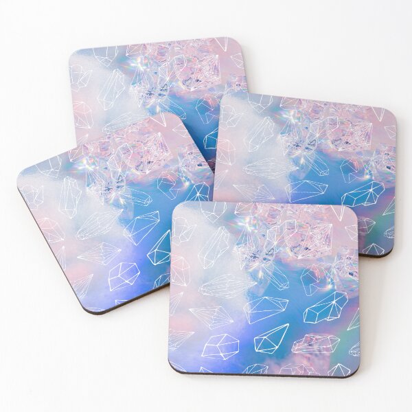 Item preview, Blue Pink and Ethereal Sky Crystals  designed and sold by WildWoodlandWitch.
