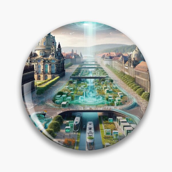 Item preview, Dresden - Futuristic Cities designed and sold by Eric Nagel.