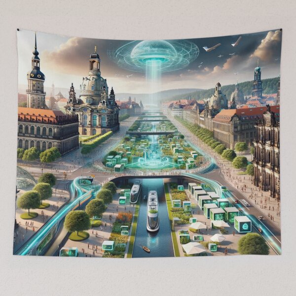 Item preview, Dresden - Futuristic Cities designed and sold by Eric Nagel.