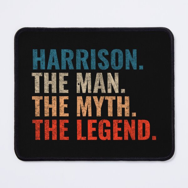 Item preview, Harrison The Man The Myth The Legend Harrison Name Retro 70s distress designed and sold by Teelogic.