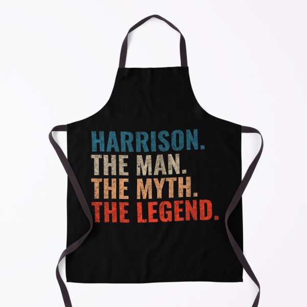Item preview, Harrison The Man The Myth The Legend Harrison Name Retro 70s distress designed and sold by Teelogic.