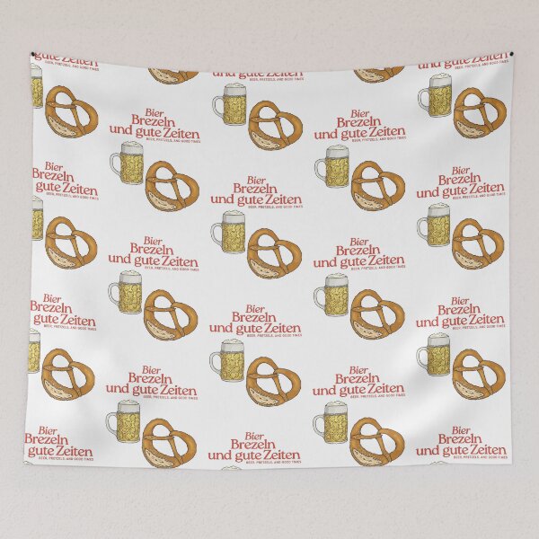 Item preview, pretzel and beer stein oktoberfest illustration german festival quote designed and sold by sundaysthings.