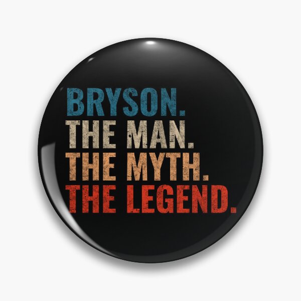 Item preview, Bryson The Man The Myth The Legend Bryson Name Retro 70s distress designed and sold by Teelogic.