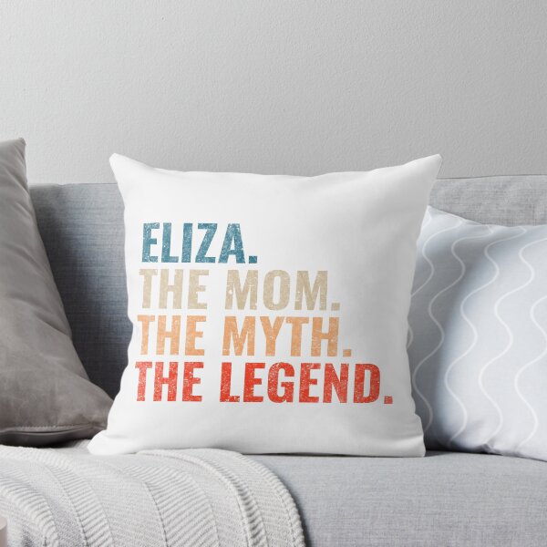 Item preview, Eliza The Mom The Myth The Legend Eliza Name Retro 70s distress designed and sold by Teelogic.