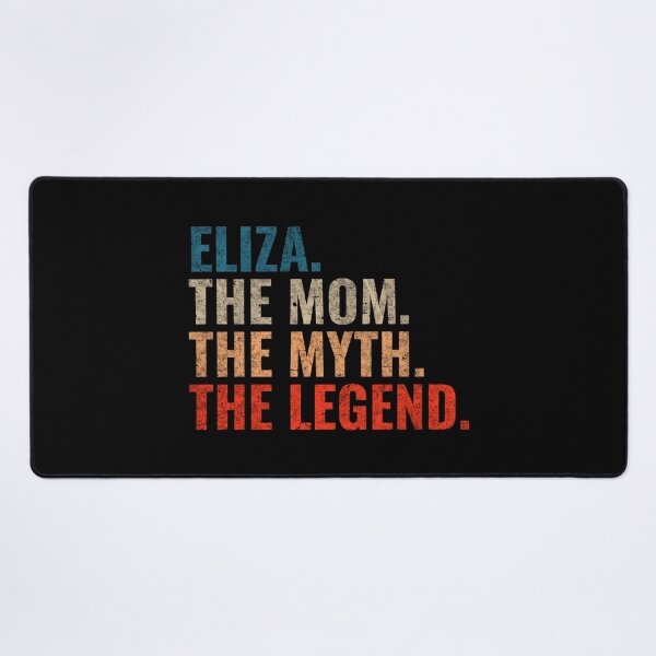 Item preview, Eliza The Mom The Myth The Legend Eliza Name Retro 70s distress designed and sold by Teelogic.