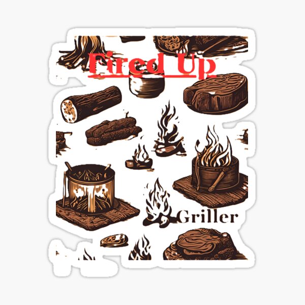 Item preview, Fired Up Griller designed and sold by SU76.