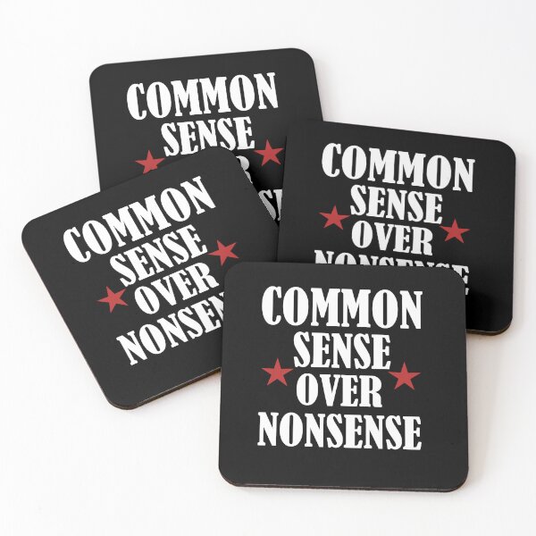 Item preview, Common Sense Over Nonsense designed and sold by AxelBrook.