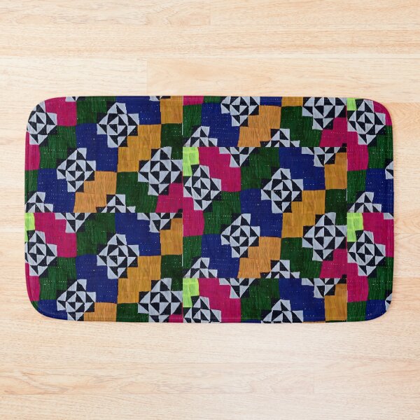 Item preview, Sindhi Rilli Design - Ralli - Relhi Art From Sindh. Ralli colorful wall Hanging. Sindhi Quilt Design Art Piece. Sinti - Romani - Roma - gypsy designed and sold by TheNatureTalent.