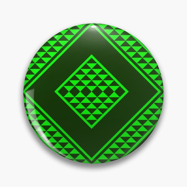 Item preview, Mana Maori - Bright Green Pattern Maori Design designed and sold by LifeIsHecktic.