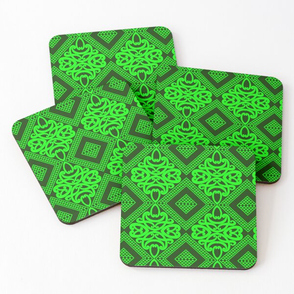 Item preview, Mana Maori - Bright Green Pattern Maori Design designed and sold by LifeIsHecktic.