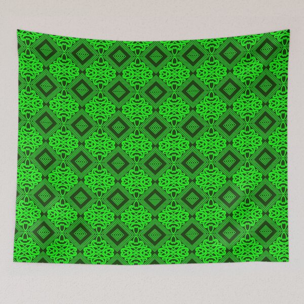 Item preview, Mana Maori - Bright Green Pattern Maori Design designed and sold by LifeIsHecktic.