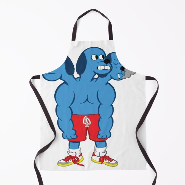 Item preview, Triple-Headed Dog with Cartoon Muscles	 designed and sold by thrasherbald.