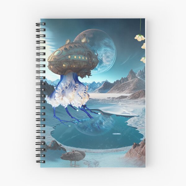 Item preview, Planet of the Blue Lakes designed and sold by CryptoLadyGabi.