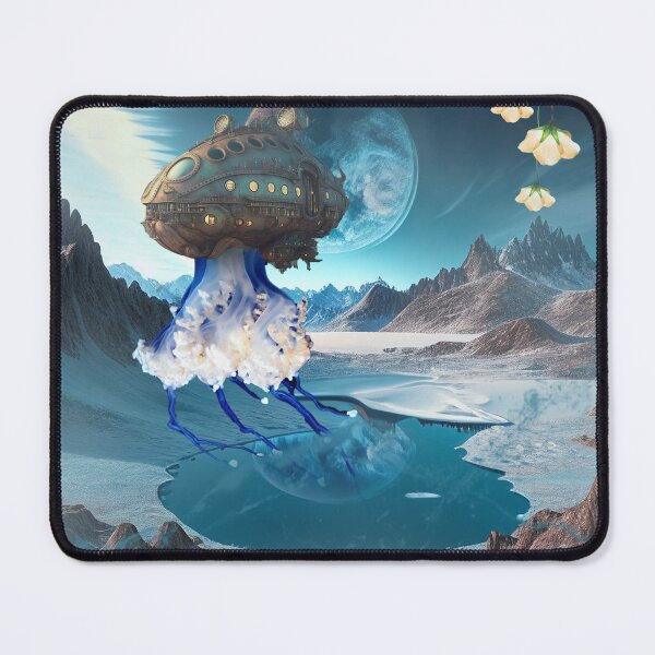 Item preview, Planet of the Blue Lakes designed and sold by CryptoLadyGabi.