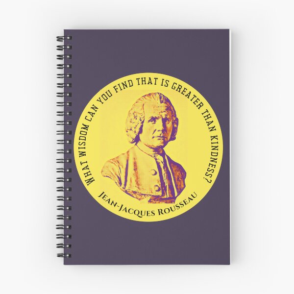 Item preview, Jean-Jacques Rousseau Quote: What wisdom can you find that is greater than kindness? designed and sold by artbleed.