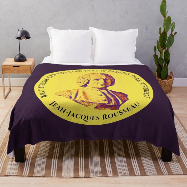 Item preview, Jean-Jacques Rousseau Quote: What wisdom can you find that is greater than kindness? designed and sold by artbleed.
