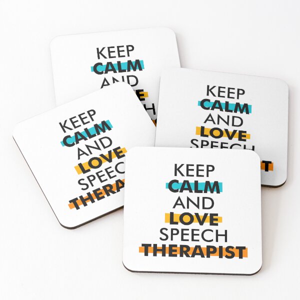 Item preview, "Keep Calm and Love Speech Therapist - Speech Therapy SLP Gifts & Appreciation" designed and sold by artworkathome.