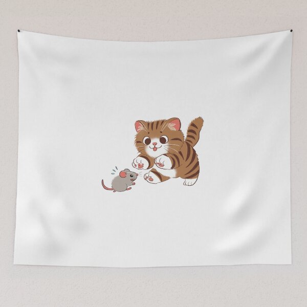Item preview, Cat and mouse designed and sold by WowCustomDesign.