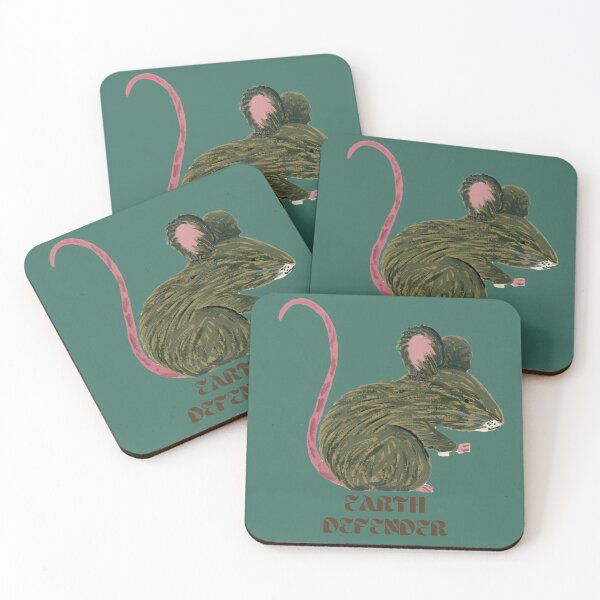Item preview, Earth Defender - Whimsical Woodland Mouse Illustration designed and sold by Jemma Jamie Skidmore.